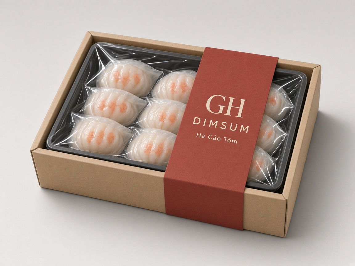 Hộp há cảo tôm đông lạnh GH DIMSUM